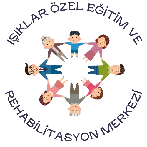 Işıklar Özel Eğitim ve Rehabilitasyon Merkezi logosu: el ele tutuşmuş çocuklar ve yetişkinler